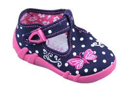 Tenisówki dziecięce na pary Ren But RB13-102-0102 granatowe rozm.19-27