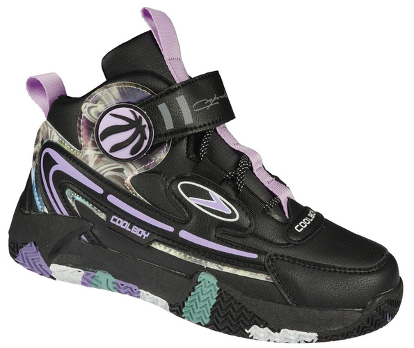 Children's sports shoes BESSKY CB3004-5CBLPU black size 32-37
