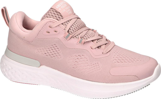 Buty sportowe damskie American Club DWT-102 białe i różowe rozm.37-41