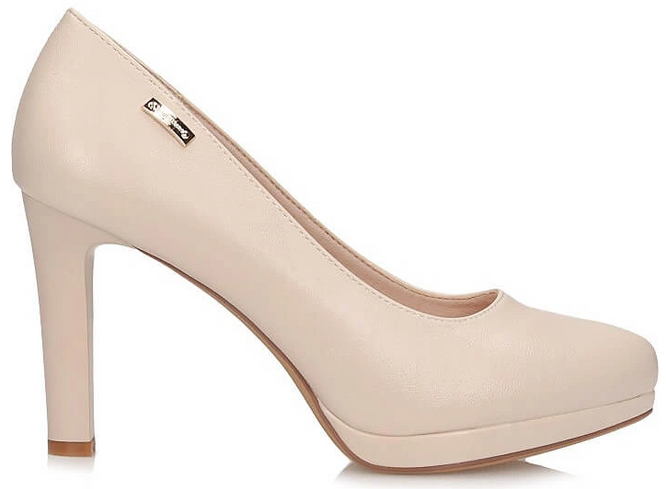 Sergio Leone Women's High Heels D1438BEPE – Beige, Sizes 36–40