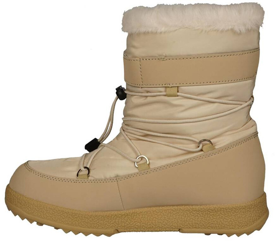 American Club DSN-46 women's snow boots, black and beige, sizes 37-41
