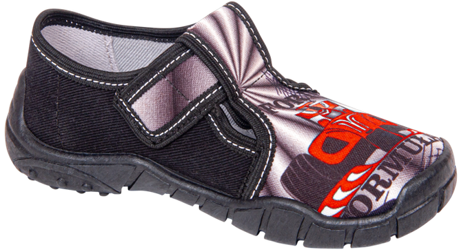 Children's sneakers Viggami BRUNO DRUK grey size 26-36