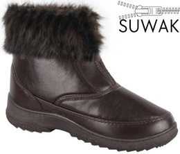 Women's wintery Skarpol DTRZEWIKBR brown size 37-41