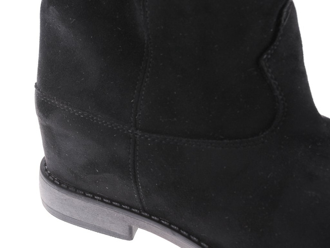 Women's transitional shoes Boshimao DA3708BL black size 36-41