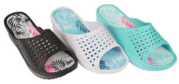 Women's pool flip-flops Sport D516, mint, black and white, sizes 36-41