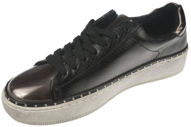 Tenisówki damskie Fabs D470313 . 802 czarne rozm.36-41