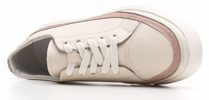 Buty sportowe damskie Sergio Leone RSP016BE beżowe rozm.38-39