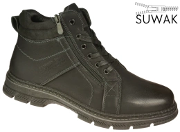 Purlina M9901-7BL men's winter shoes, black, sizes 41-46