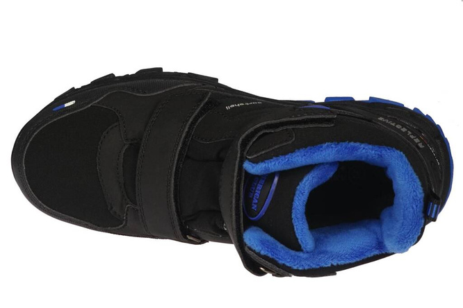 American Club CHL-105 children's winter shoes, black-red and black-blue, sizes 32-36