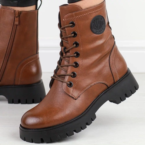 Sergio Leone DTR710-SBR women's boots brown size 36-40