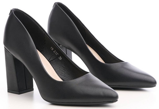 Sergio Leone women's pumps DPB216CZPU black sizes 36-40