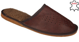 Men's highlander slippers Pako MP2201 brown size 41-46