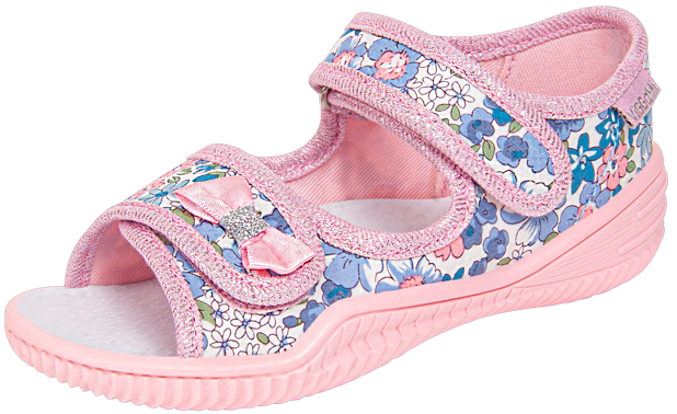 Sneakers for children Viggami ALINKA FLOWERS pink size 20-25