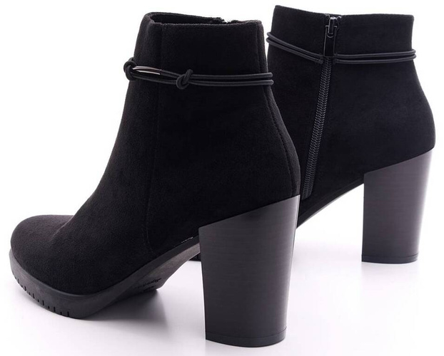 Sergio Leone DBT306CZMI women's winter shoes, black, sizes 36-40