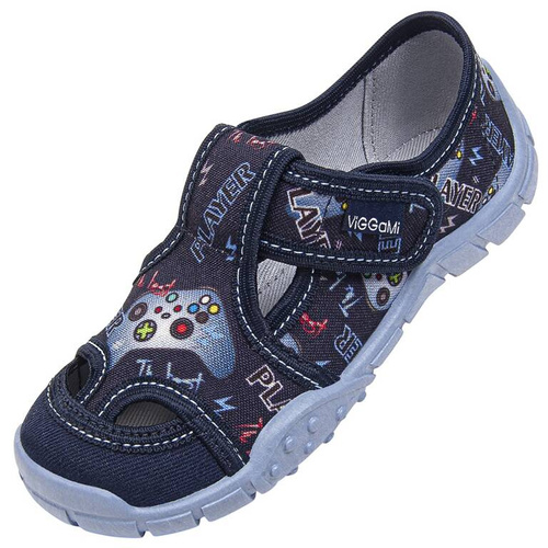 Tenisówki dziecięce Viggami ADAŚ GAME BLUE granatowe rozm.26-33
