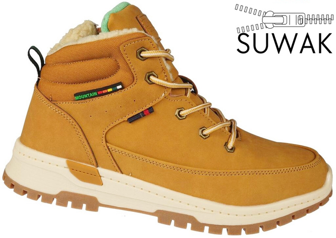 Badoxx DLXC-8487-WCA youth winter shoes, camel, sizes 36-41