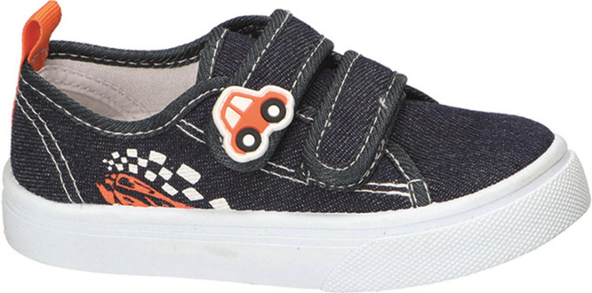 American Club BTEN-121 children's sneakers, black and navy blue, sizes 26-30