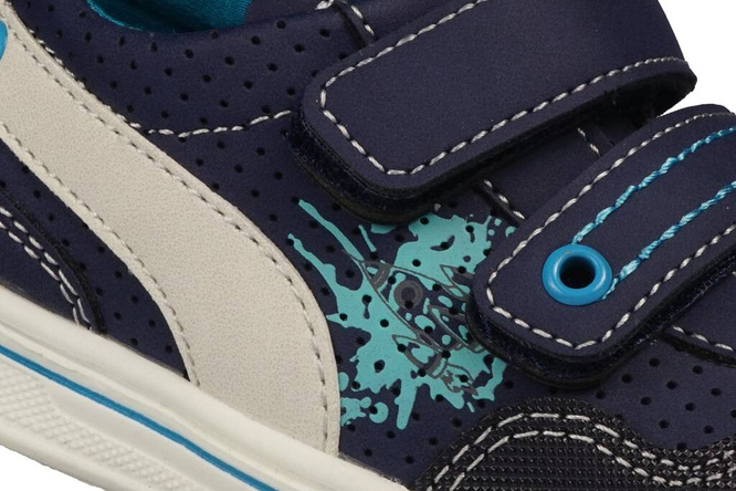 Buty sportowe dziecięce Clibee AP553BULBU granatowo-niebieskie rozm.21-26