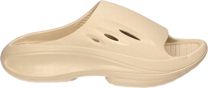 American Club women's pool flip-flops DNH-155, beige and black, sizes 37-41