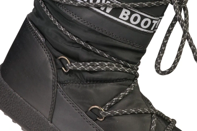 American Club DSN-47 women's snow boots, black and white, sizes 36-41