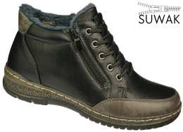 Women’s winter boots Chun Sen D8708-9BLGY black sizes 37–42