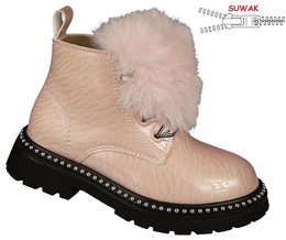Children's transition shoes Apawwa CNQ738PI pink, size 31-36