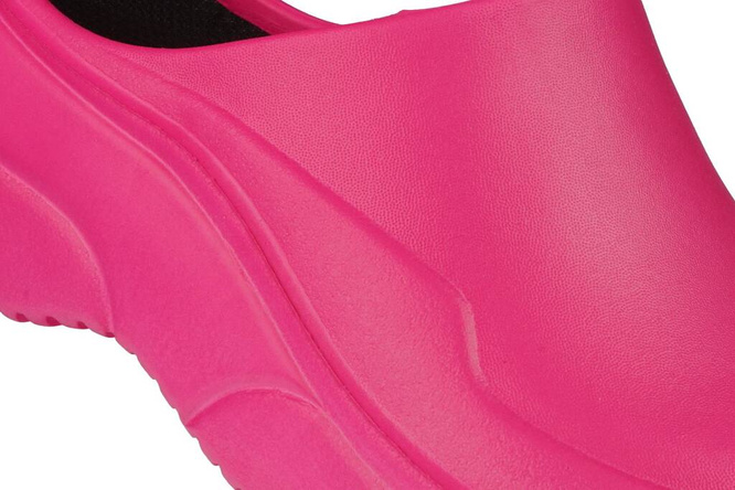 Klapki basenowe damskie American Club DNH-73 granatowe i różowe rozm.37-41