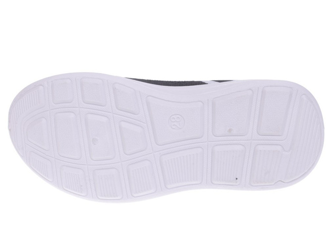 Apawwa BZ47BLWH children's sneakers black size 26-31