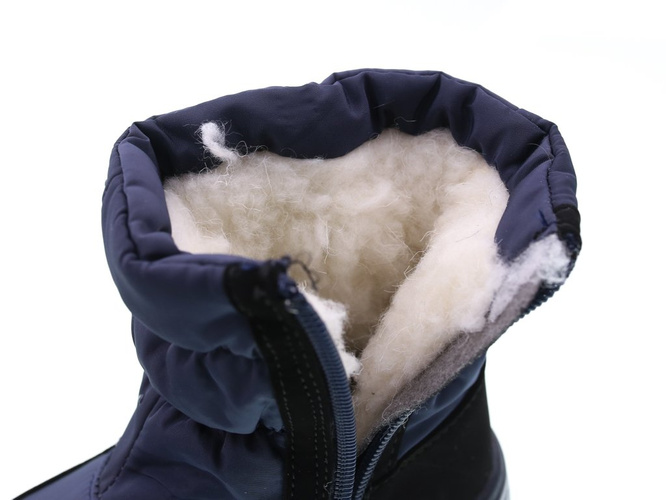 Children's snow boots Clibee AH-910BU navy blue size 22-27