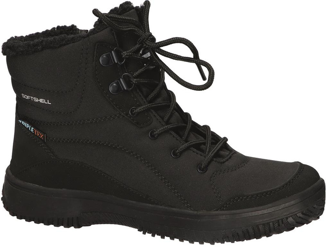 Buty zimowe damskie American Club DSN-30 czarne rozm.37-41