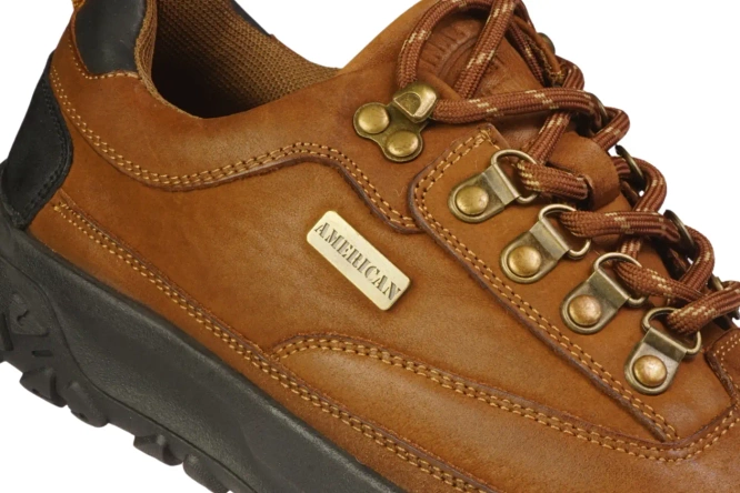 Men’s Transitional Shoes American Club MCY-171 – Black & Brown, Sizes 41–45