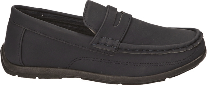 Boys' loafers American Club CKOM-62 black and navy blue size 34-38