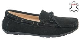 Mokasyny damskie American Club DJK-04CZ czarne rozm.37-41