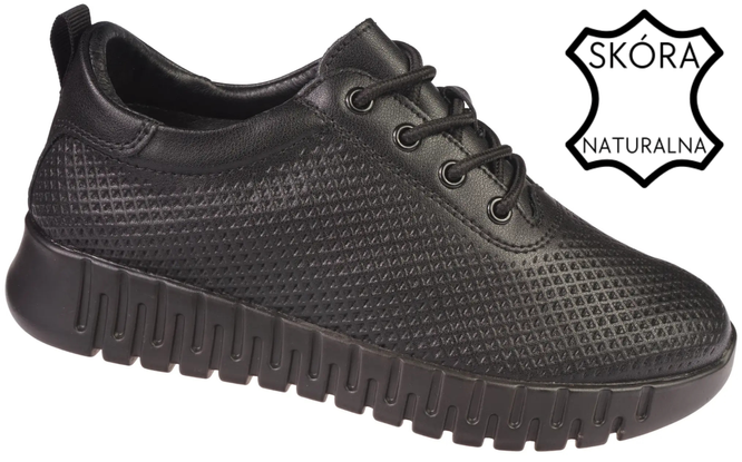 Buty sportowe damskie Sergio LeoneDSP011CZ czarne rozm.36-41