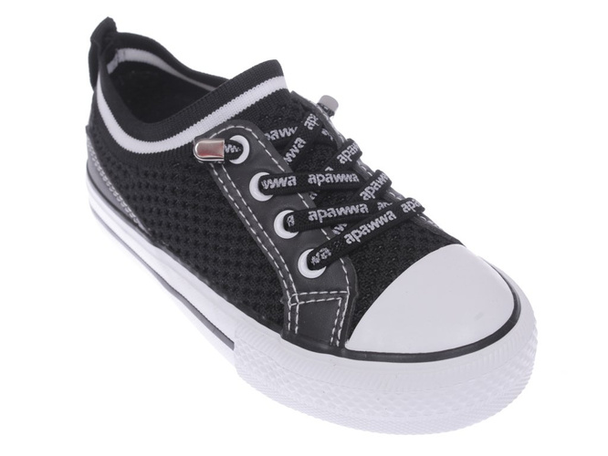 Children's trainers Apawwa BXC239BL black size.25-30