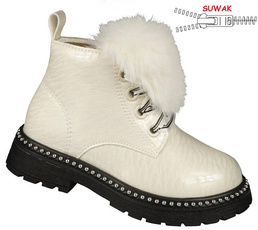 Apawwa CNQ738WH children's transition shoes white, size 31-36