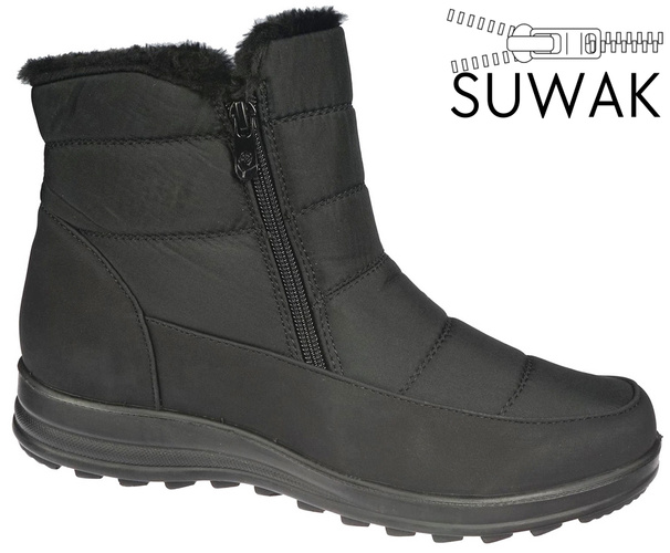 Feisal DJ22-3BL women's snow boots, black, sizes 39-43