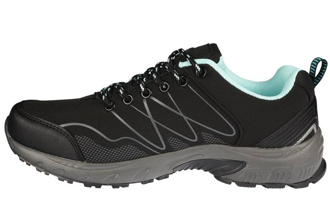 American Club DWT-129 women's sports shoes, black and turquoise, sizes 36, 37, 41