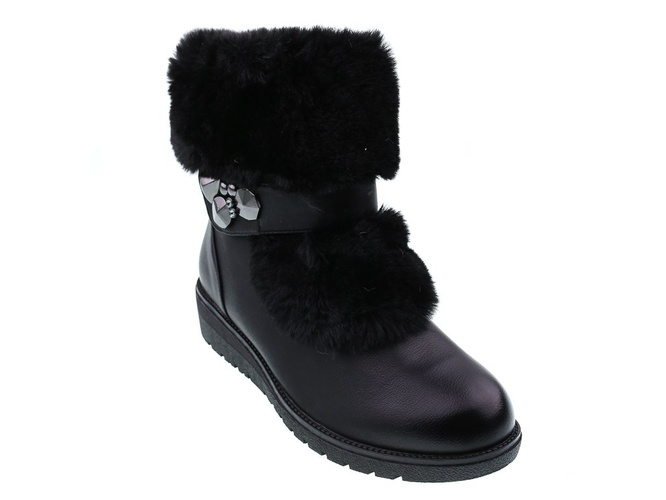 Women's winter shoes Xufeng D30UBL black size 36-41