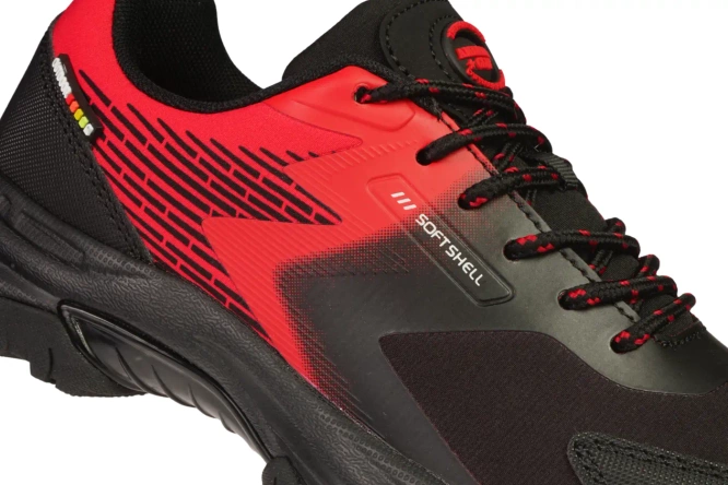 Buty sportowe damskie American Club DWT-267 czerwone i turkusowe rozm.37-41