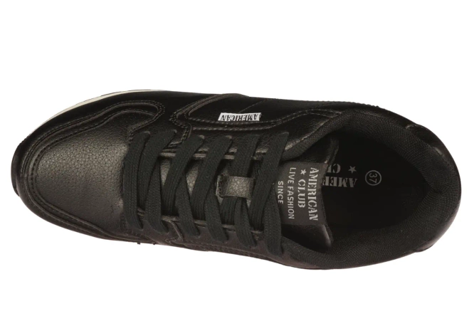 Buty sportowe młodzieżowe American Club DFH-26 białe i czarne rozm.37-41