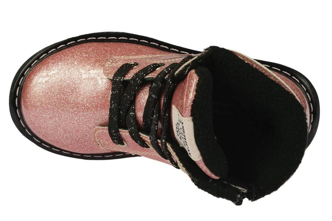 American Club BES-139 children's winter shoes, pink and black, sizes 25-29