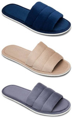 Pantofle damskie Meteor DV141 SARA granatowe, beżowe i popielate rozm.36-40