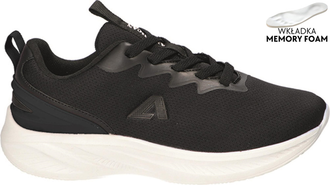 Buty sportowe młodzieżowe American Club DRL-136 czarne rozm.36-41