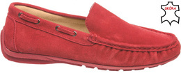 Men's loafers American Club MJK-03 red size 42-46