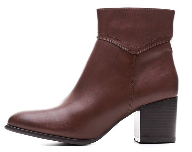 Buty zimowe damskie Sergio Leone DBT631BRSK brązowe rozm.36-40