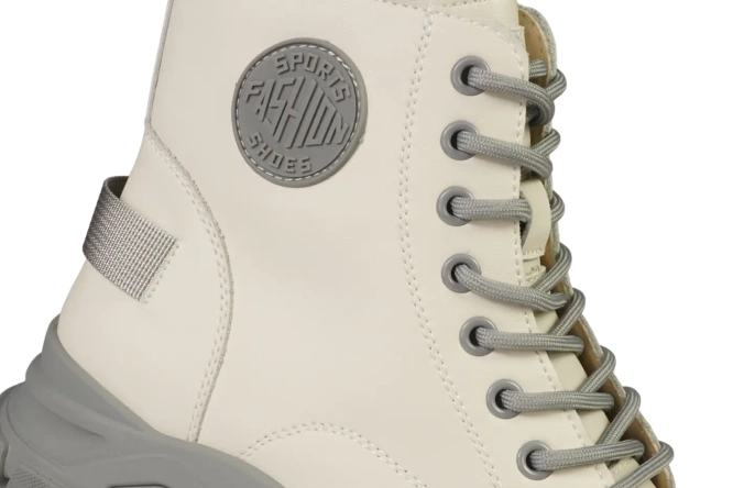 Women’s Ankle Boots Skotnicki DB-3-1502WHGY White Sizes 36–41