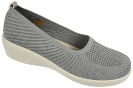 Tenisówki damskie Le Scarpe DA5911-5GY popielate rozm.36-41