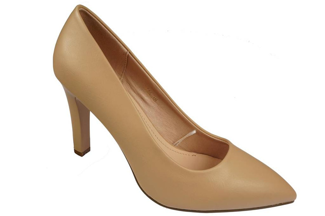 Szpilki damskie Sergio Leone D1446CO kawowe rozm.36-41