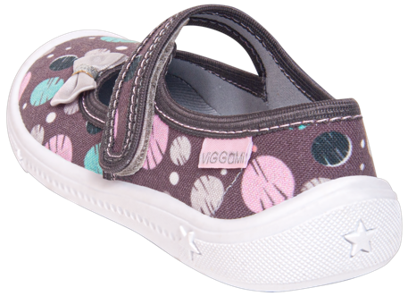 Gray Viggami ANETA DRUK children's sneakers, size 26-36